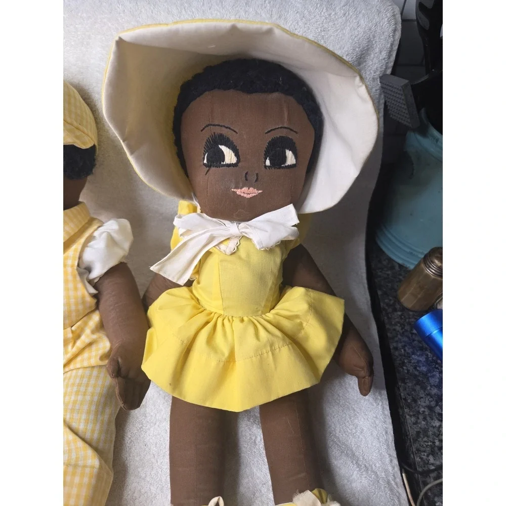 Set Of Vintage Handmade Dolls